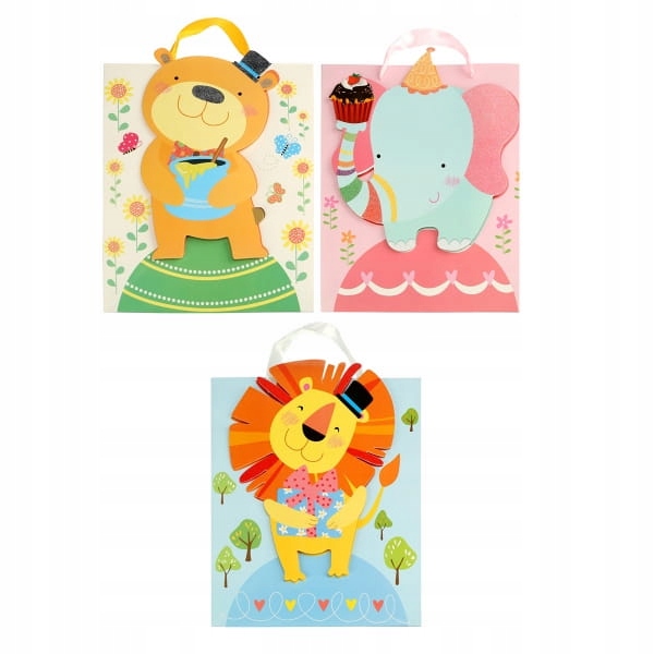 

Torebka prezentowa z ozdobą 3D zAnimals, 270x320x1