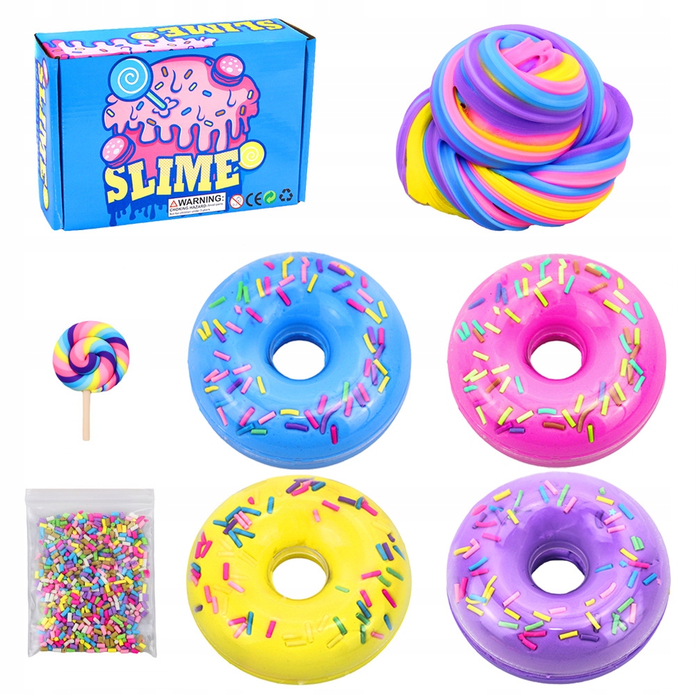 Fluffy Floam Slime Stress Relief Sludge toys