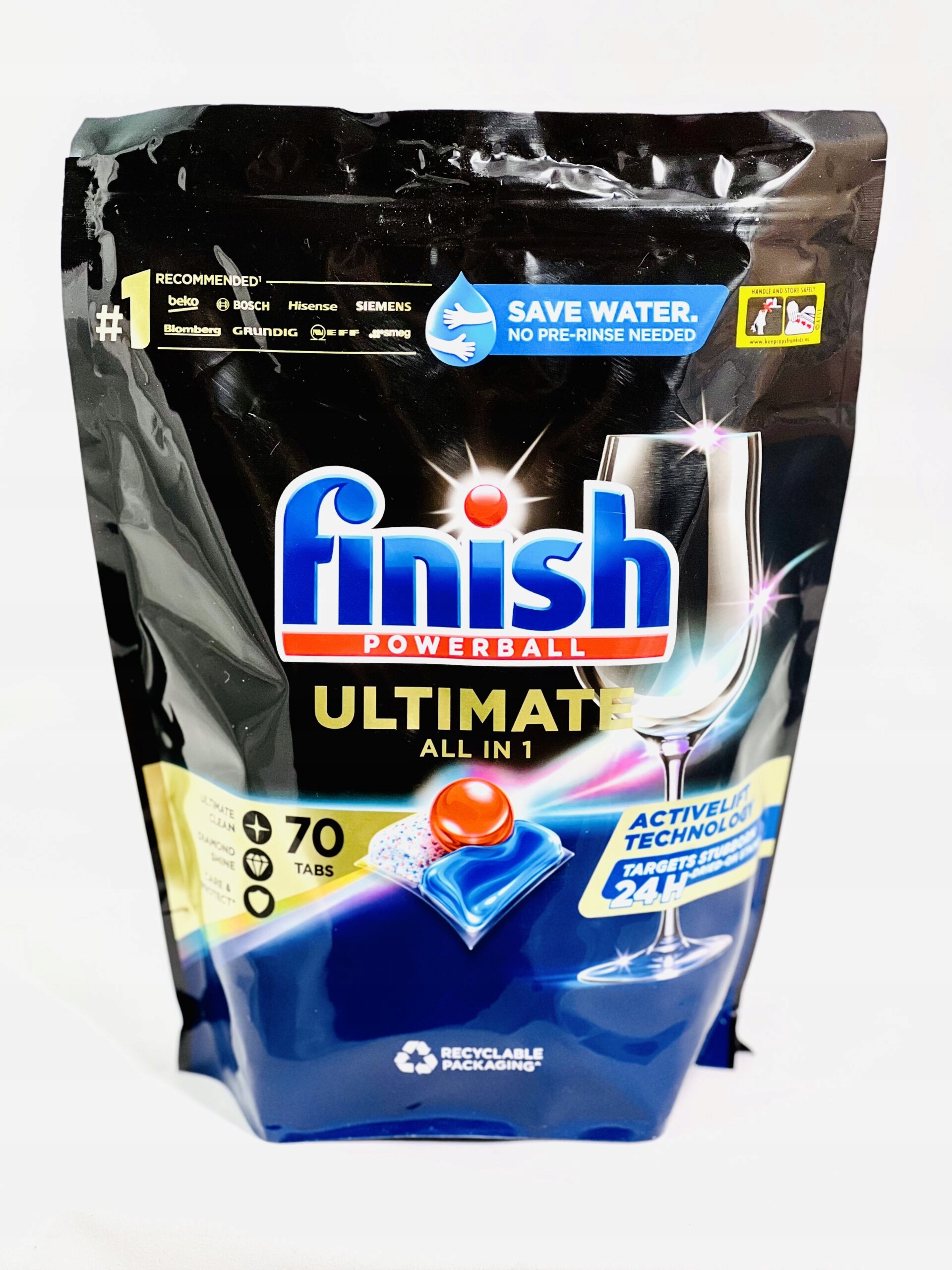 Levně Finish Powerball Ultimate All In One kapsle do myčky nádobí 70 ks