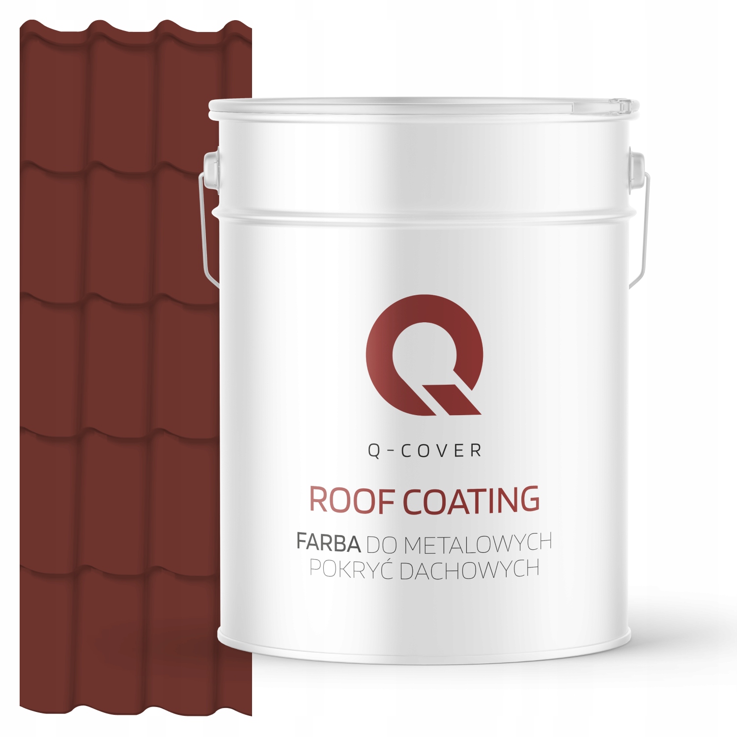 Farba Na Kovové Strechy Plechov Pozinkovaná Oceľ Čerešňová Ral 3009 10 L Lesk