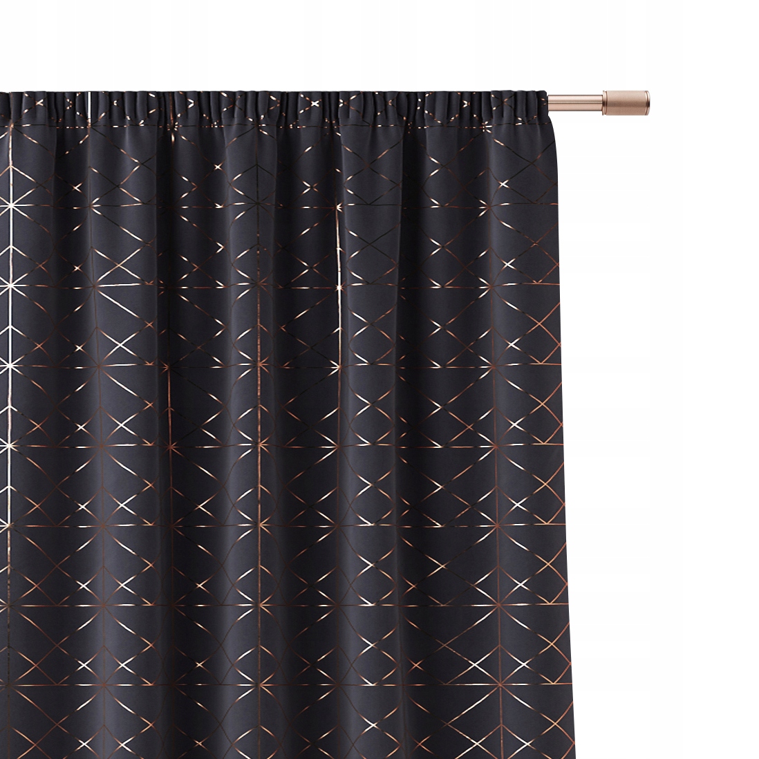 

Zasłona Gotowa Glammy 140X250 Taśma Ciemnoszary