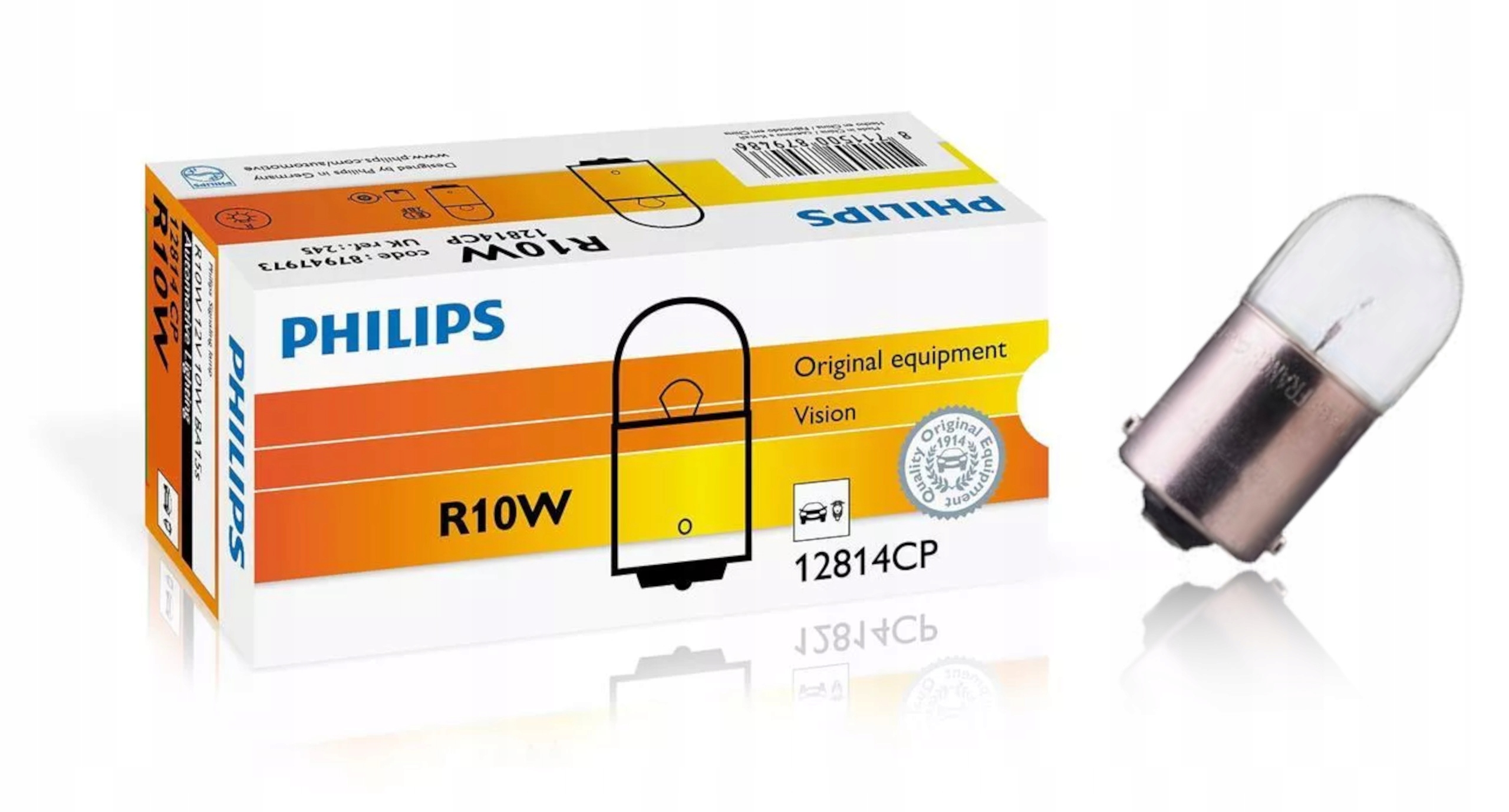 

Żarówka Philips R10W BA15s 10szt