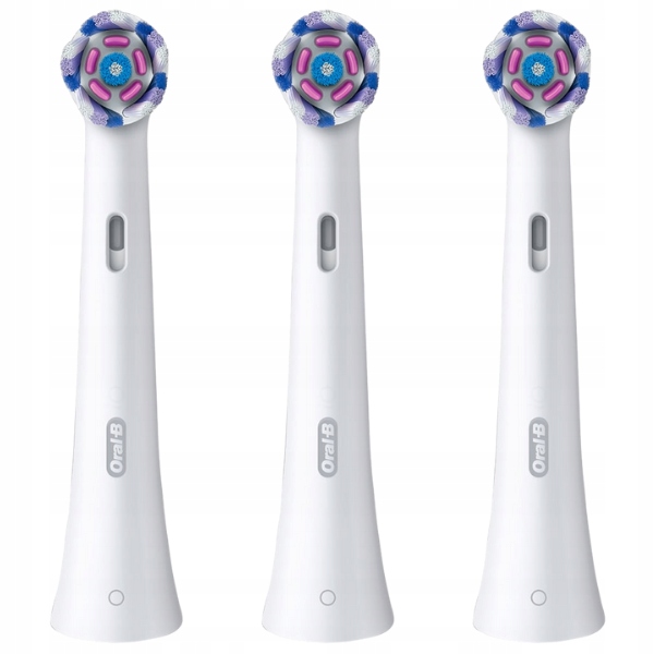 3x Oral-b iO Radiant White końcówki polerujące do szczoteczki iO