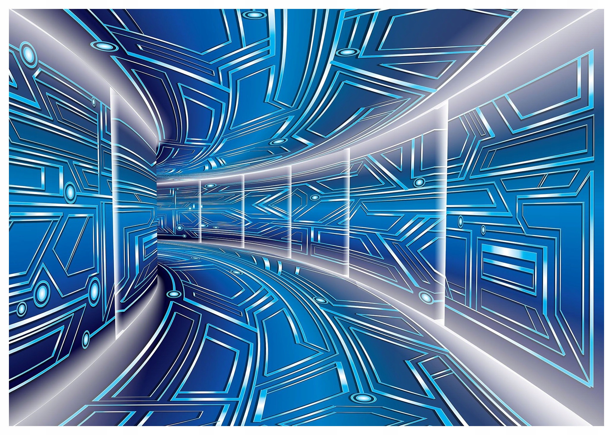 Fototapeta Tunel Futurizmus Abstrakcia Vinylová perspektíva 416x254 lepidlo