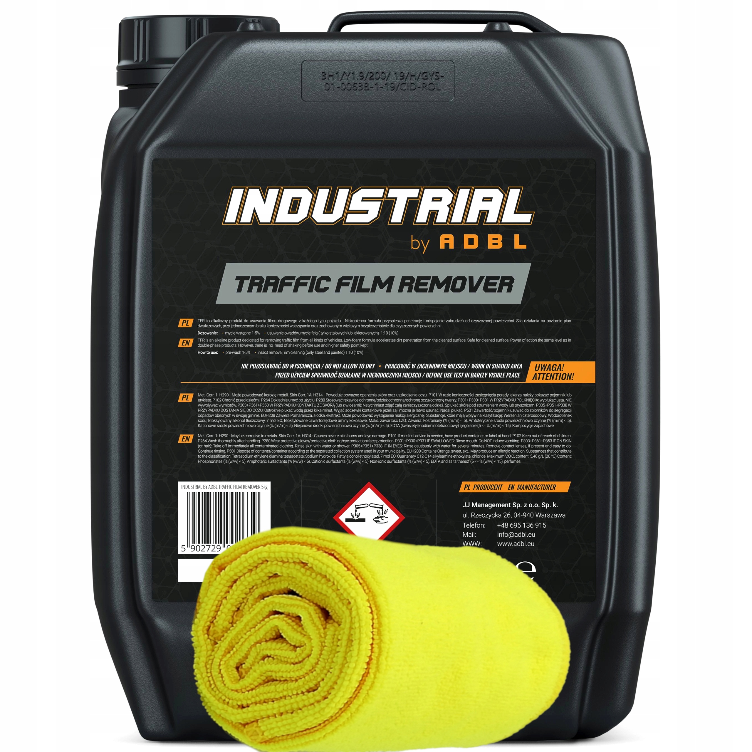 ADBL Traffic Film Remover TFR 5L Pre Wash