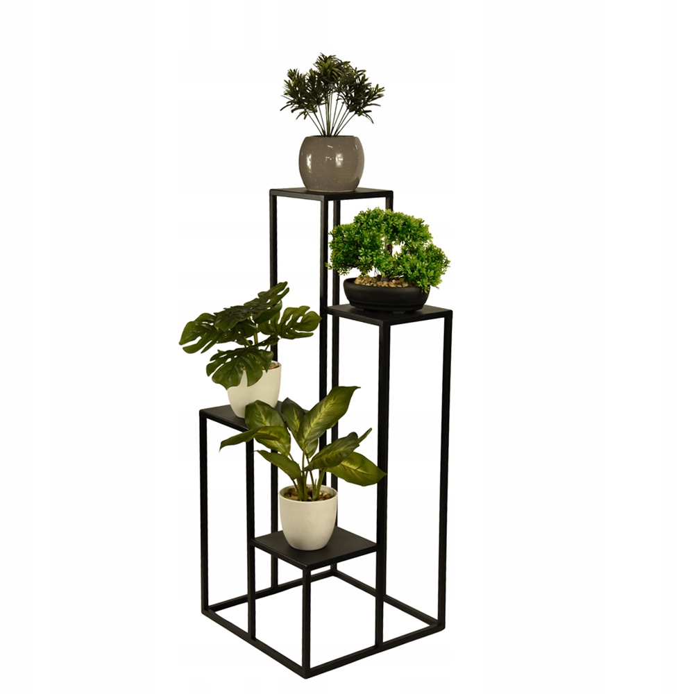 

Kwietnik stojący na 4 kwiaty 88 cm metal loft