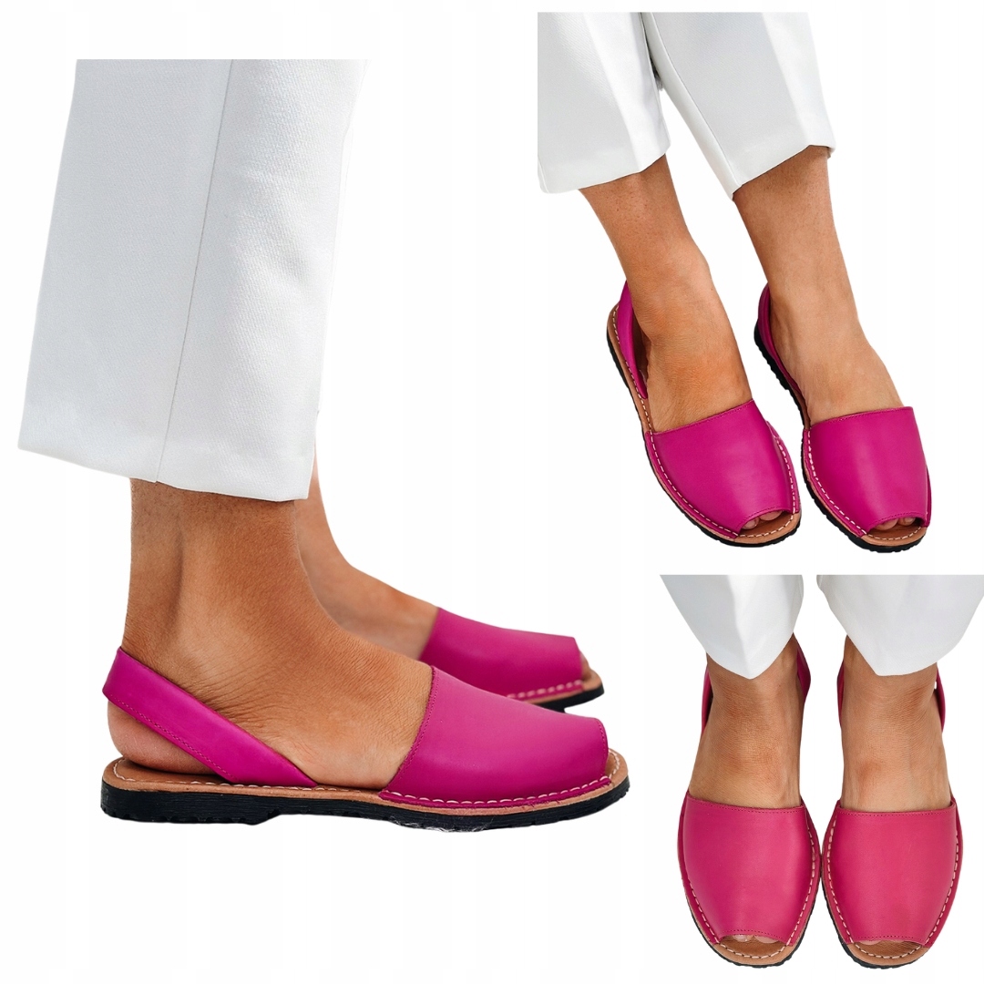 Kožené sandály Verano 2201 Fuchsia 41 Letní dámské boty