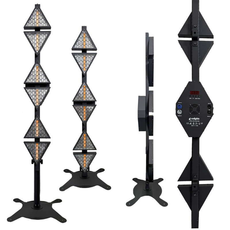 Evolights Lumen One Reflektor Retro 6X60W Ww Rgb Tło