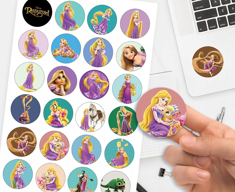 ZESTAW NAKLEJKI + TATUAŻE DLA DZIECI DZIECIĘCE ROSZPUNKA ZAPLĄTANI JAKOŚĆ Marka inny