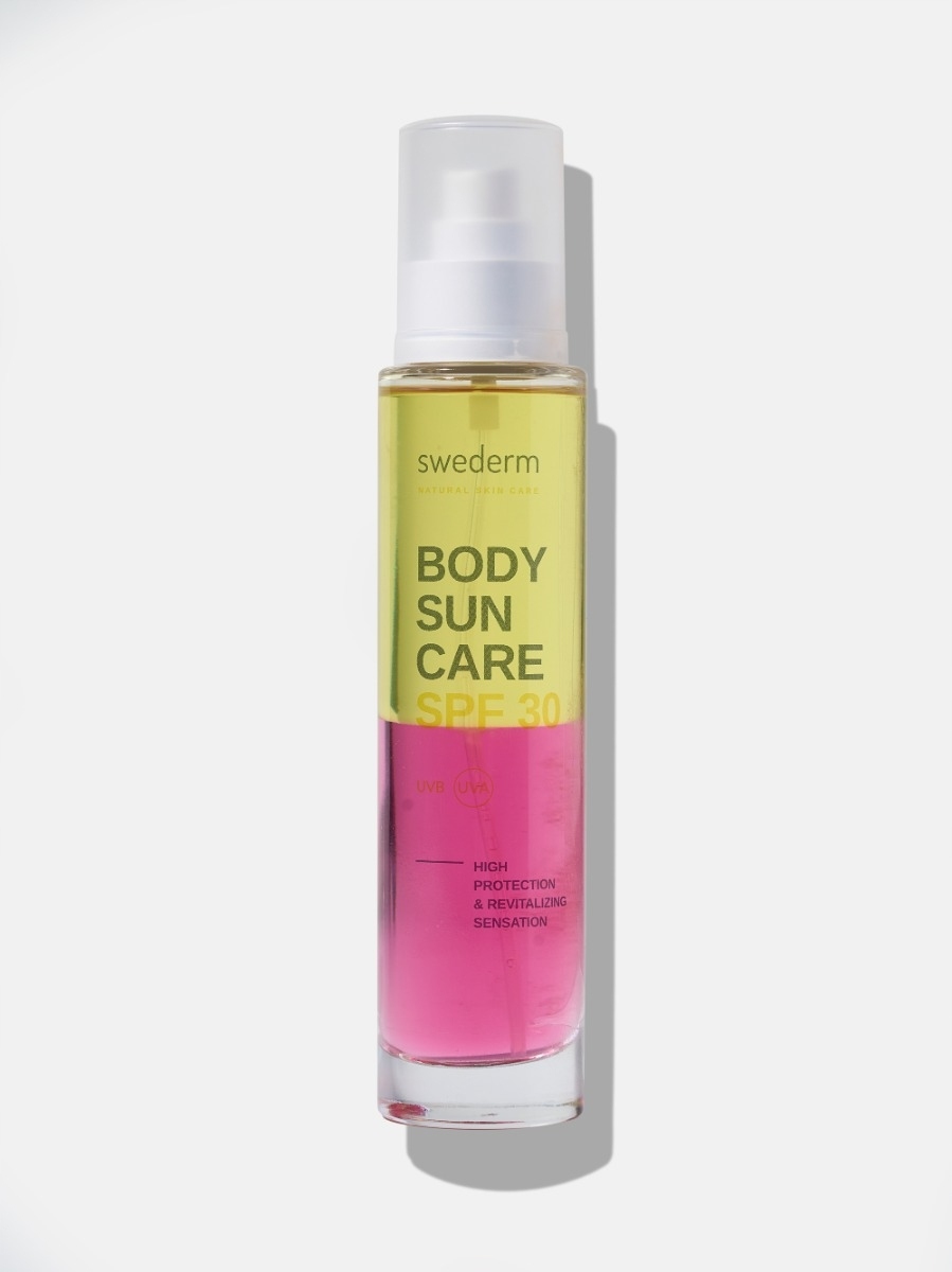 Swederm dwufazowy olejek do ciała z filtrem Spf 30 Body Sun Care