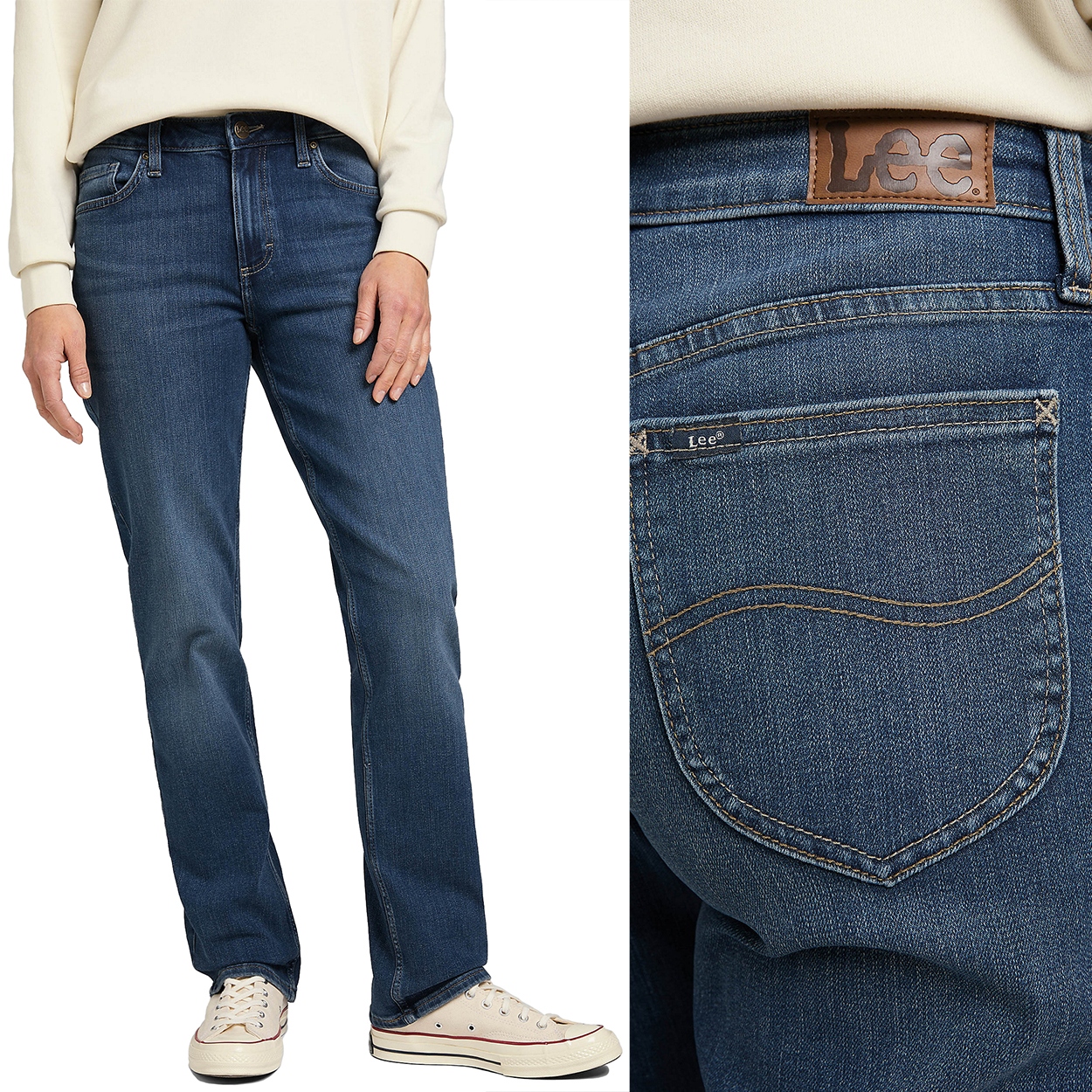 Lee Legendary Regular Straight jednoduché dámské džínové kalhoty W28 L33