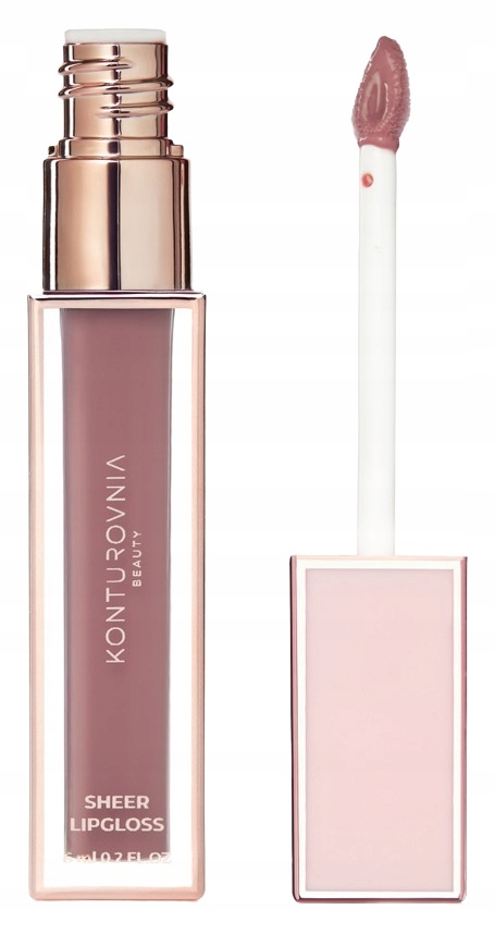 Konturovnia Beauty Sheer Lipgloss Lesk na rty Mood: Pink Nude