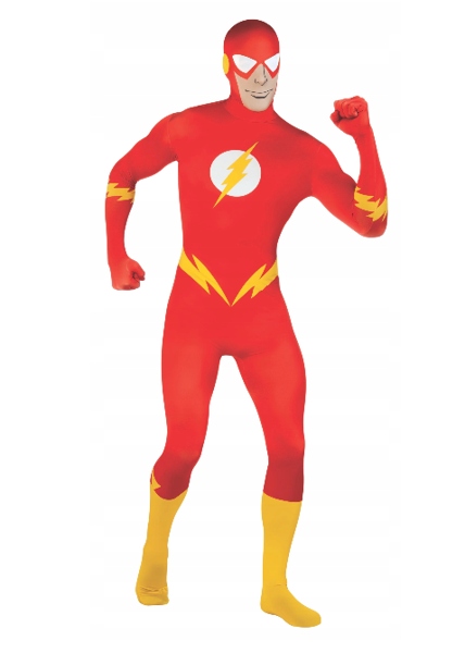 Kostým Flash Flash Superhrdina Druhá Kůže M