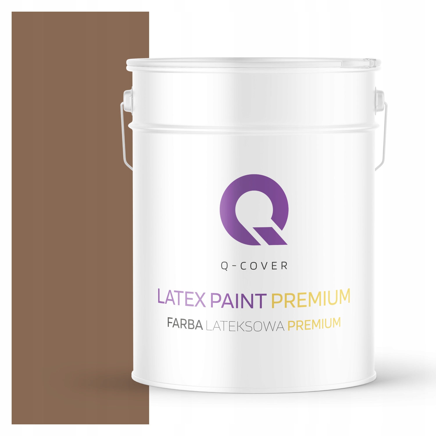 Umývateľná Farba Odolná Voči Škvrnám Na Stenu Farba Hnedá Tmavá H4917 Mat 10 L