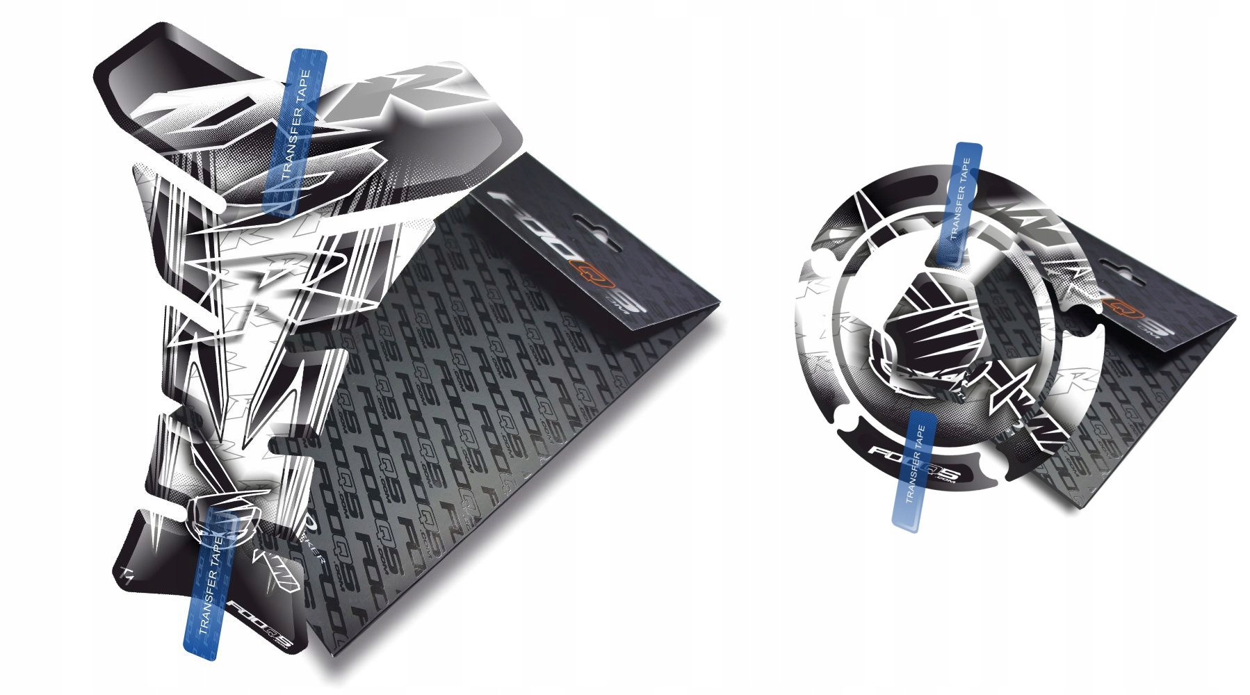 TANK-PAD + CAP-PAD от FOOQS для KAWASAKI ZX-9-R