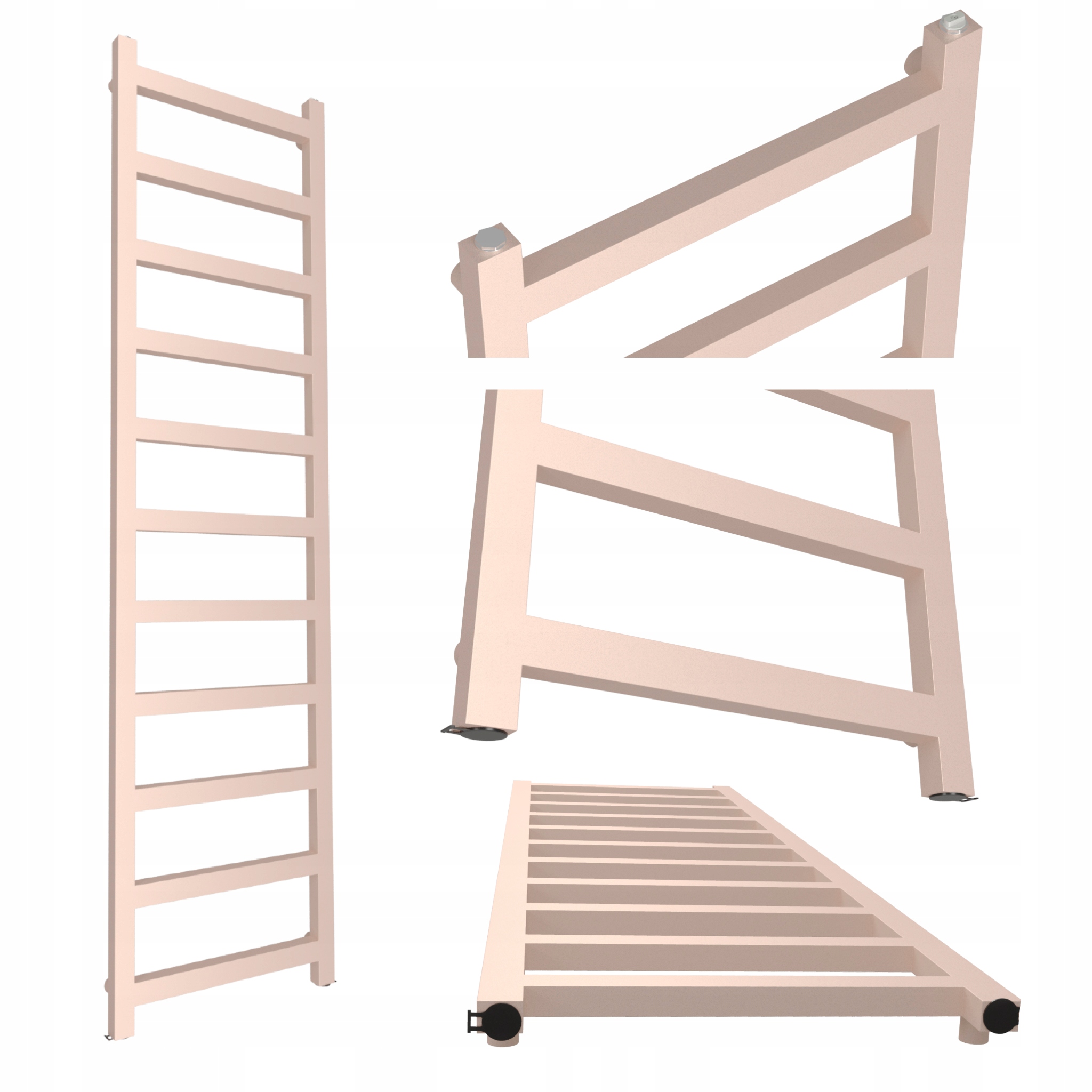 Koupelnový radiátor Box 1650x500 Zlatý Růžový