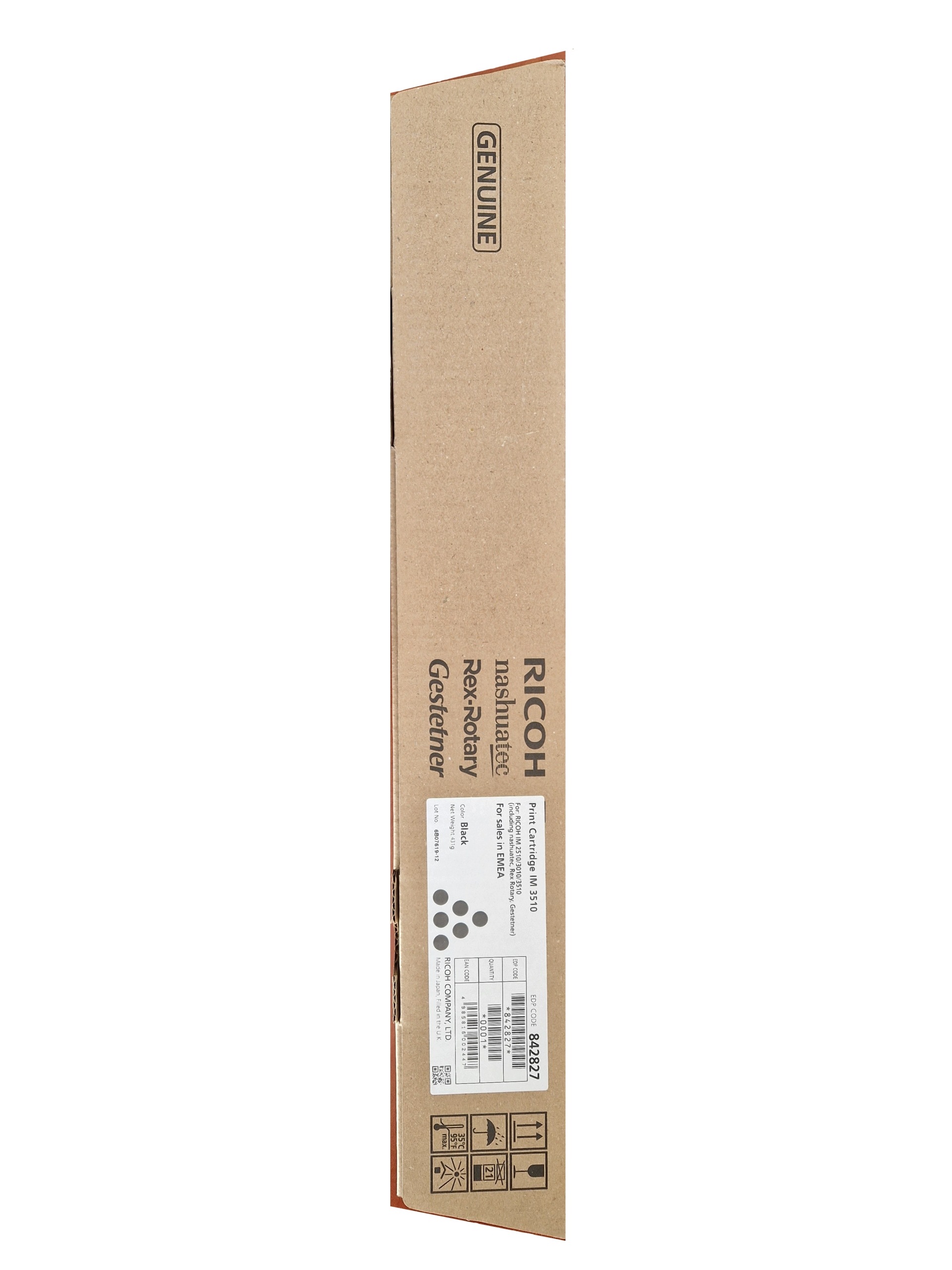 Nový originální toner Ricoh 842827 pro IM 3510 IM 2510 3010