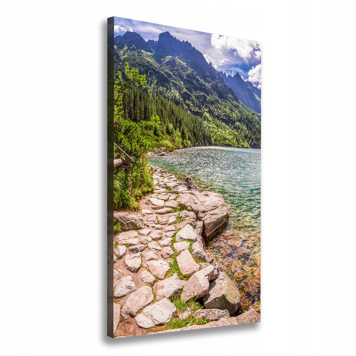 

Foto obraz na płótnie Morskie oko Tatry 50x100 cm