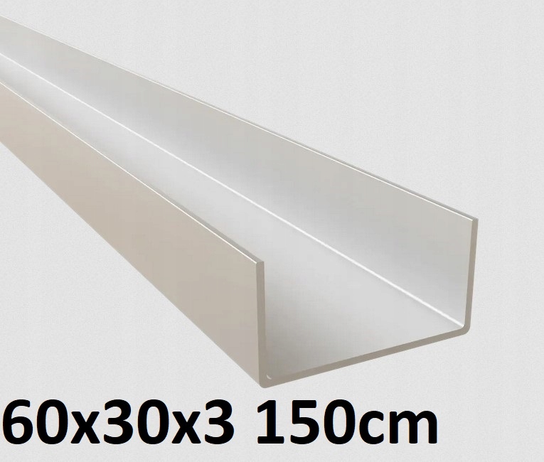 

Ceownik aluminiowy 60x30x3mm gat.6060 150cm