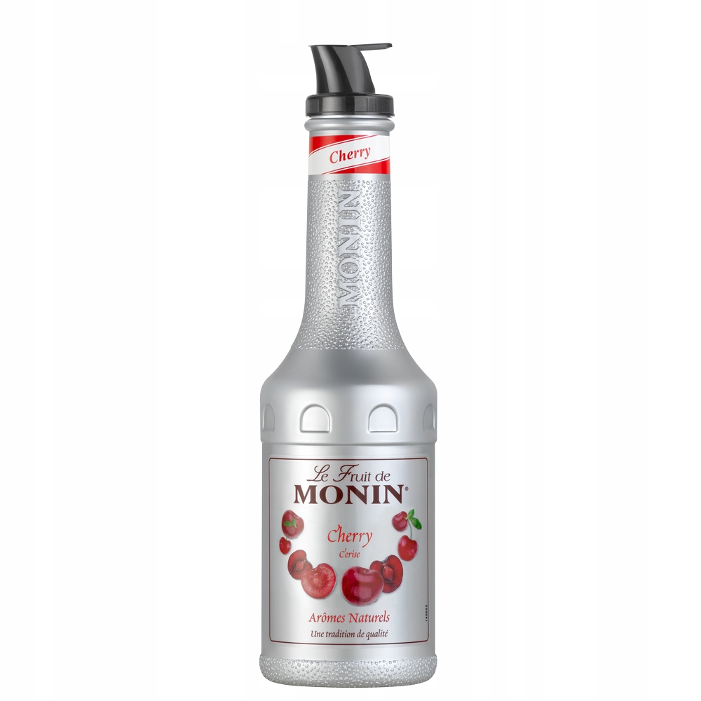 Levně Monin Pyré ovocné třešňové (Cherry) 1 litr dužiny, pyré do nápojů
