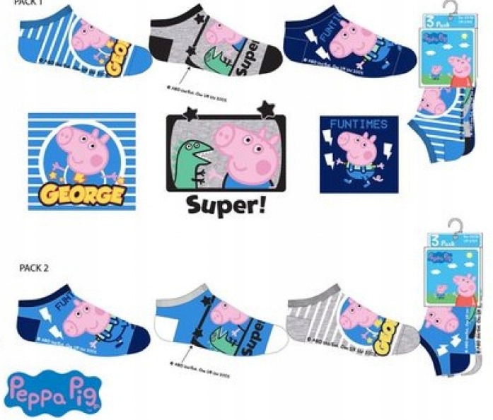 

Skarpetki Stopki licencja Peppa - 31/34 -3 pack