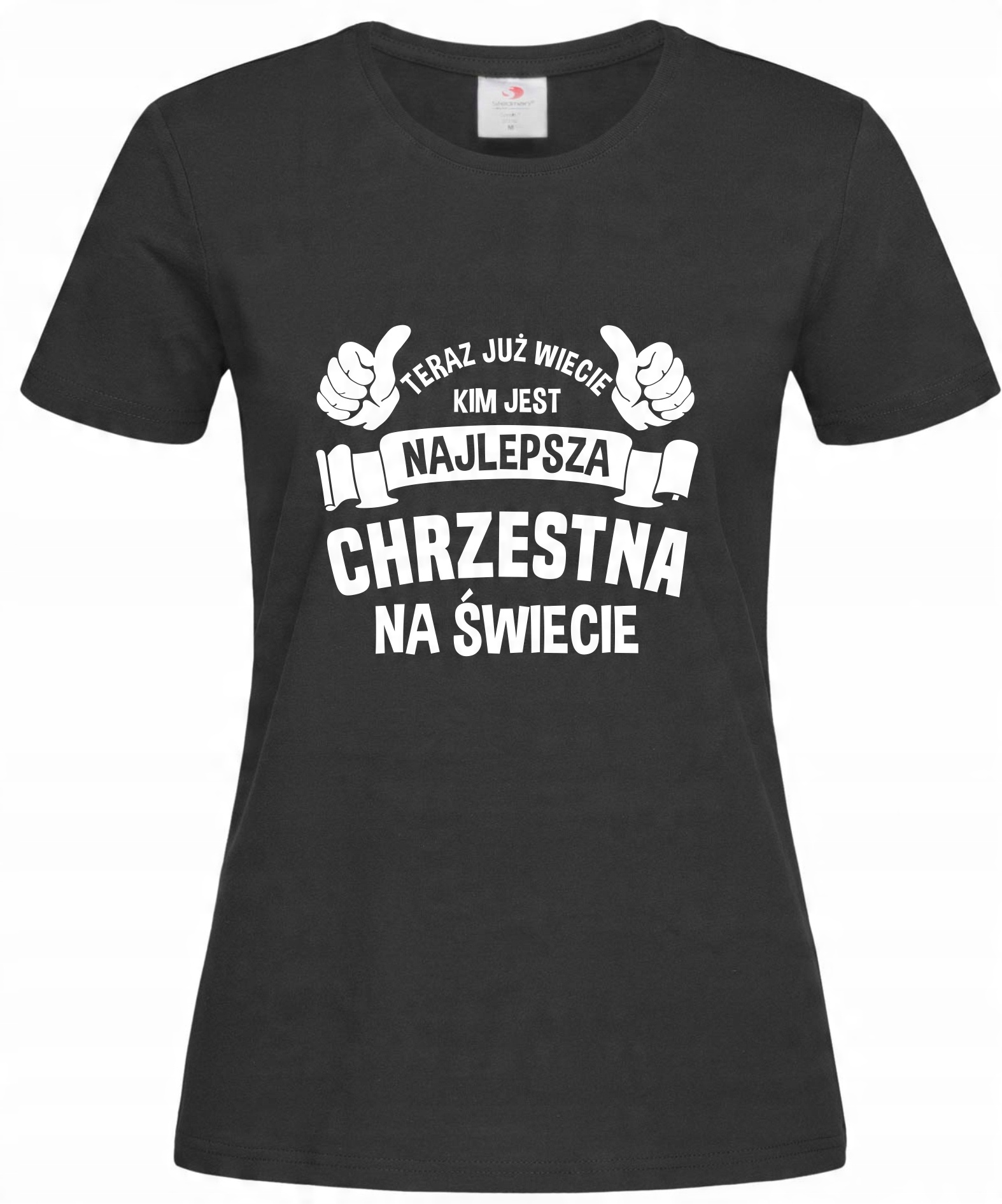 

koszulka Najlepsza Chrzestna z nadrukiem L