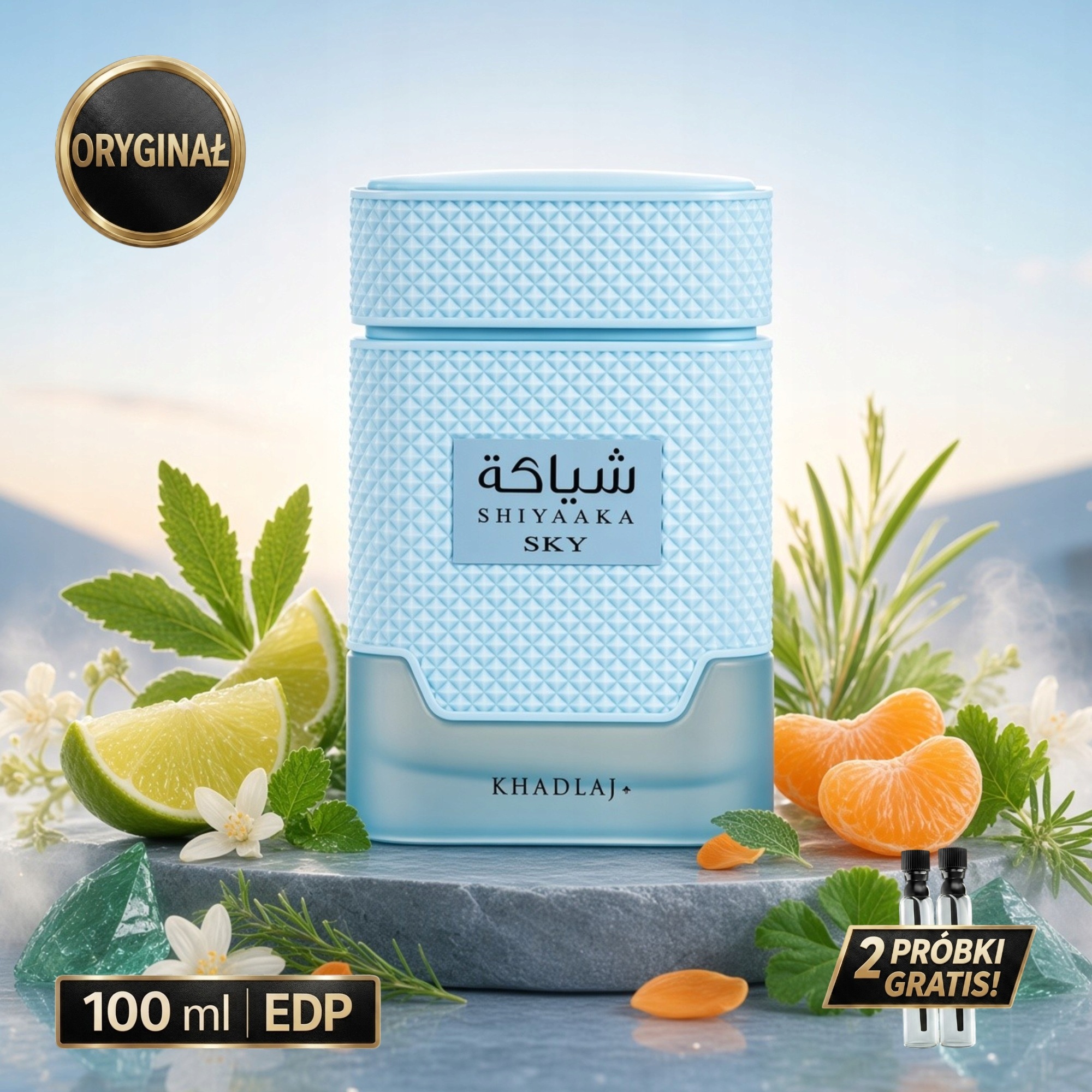 Perfumy Khadlaj Shiyaaka Sky 100ml 2 Próbki