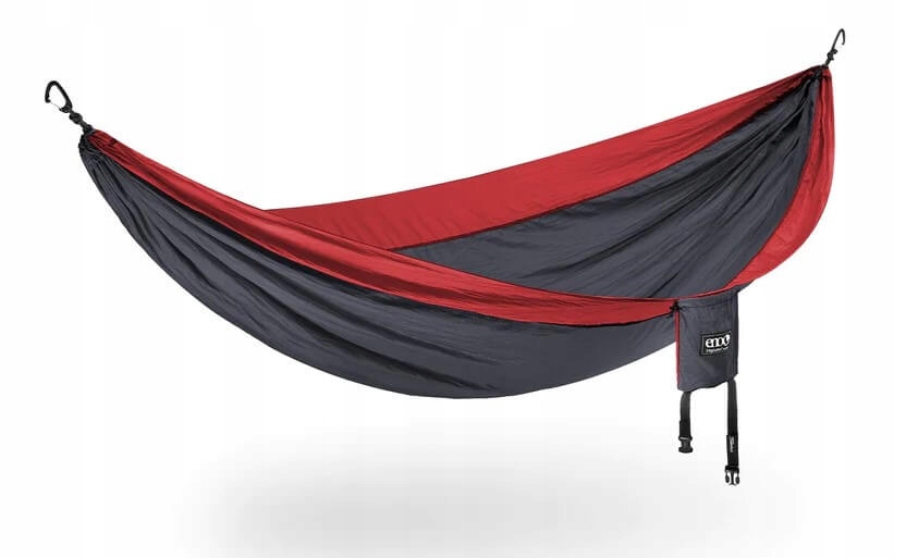 Turistická hojdacia sieť Single Nest charcoal/red Eno