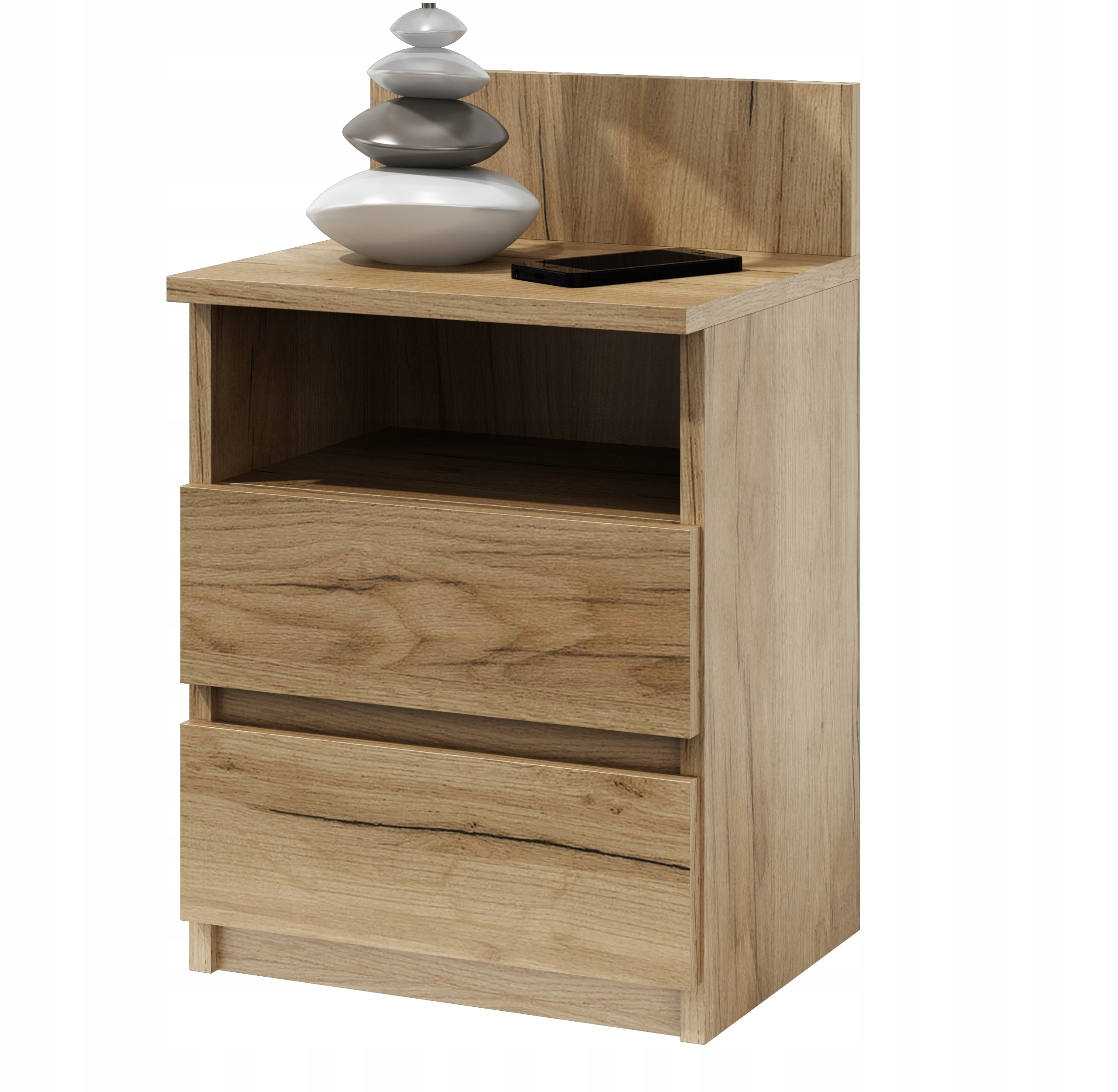 Noční stolek noční stolek M3 barva dub craft zlatý