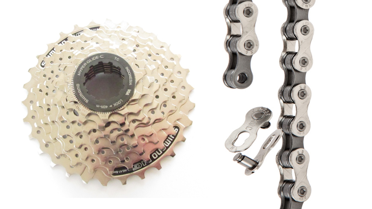 Sada Acera kazeta 8 rz CS-HG41 11-30+KMC X8.93