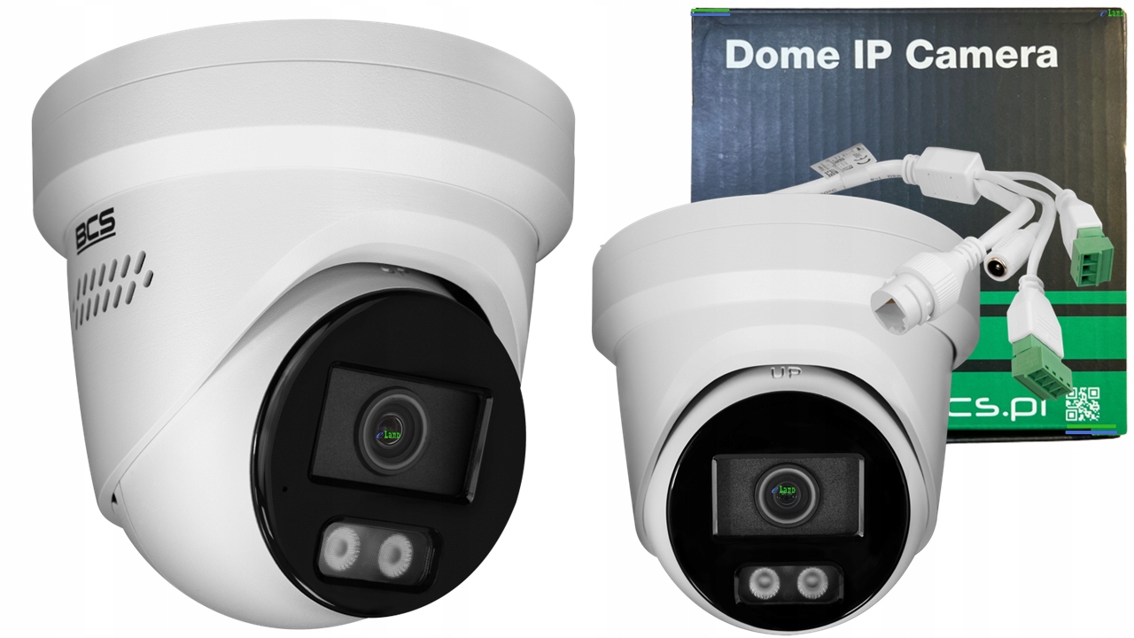 BCS-V-EIP24FCR3L3-Ai2(2) ZEWNĘTRZNA KAMERA KOPUŁKOWA DOME IP 4MPx MIKROFON