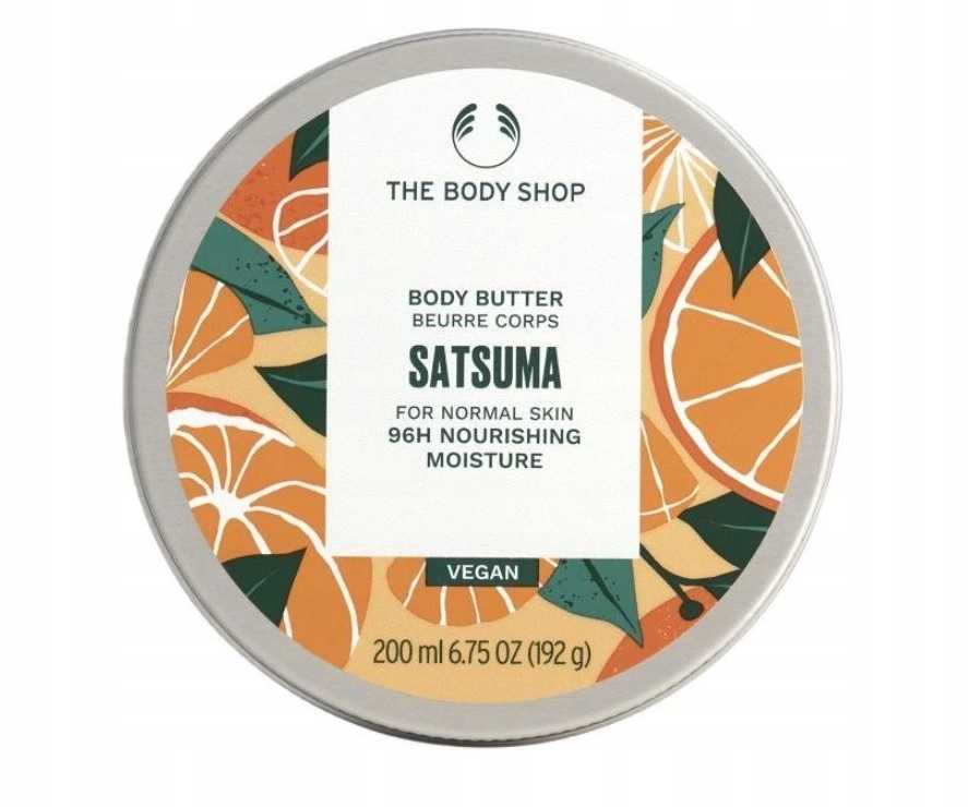 The Body Shop Wegańskie masło do ciała Satsuma 200ml Mandarynka