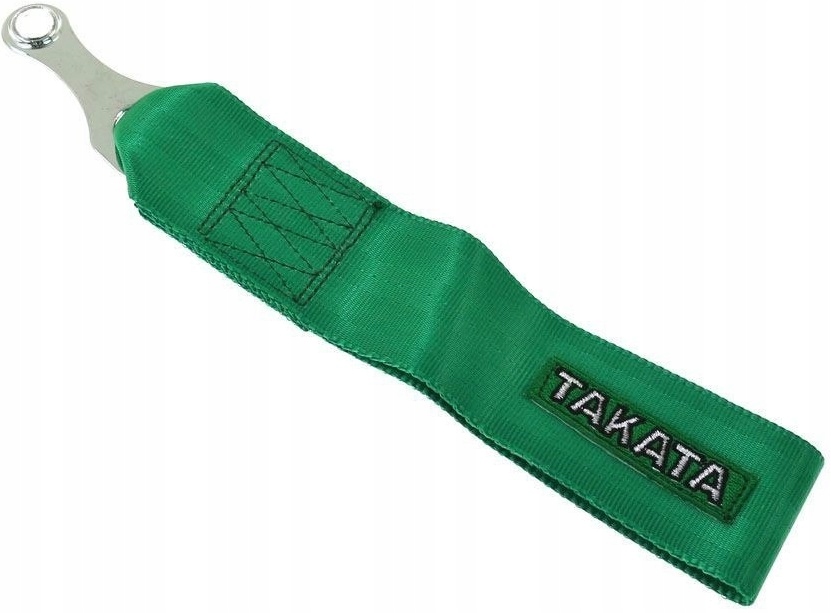 PAS HOLOWNICZY TOW HOOK STRAP HOL ZACZEP GADŻET TUNING ZIELONY TAKATA LOGO