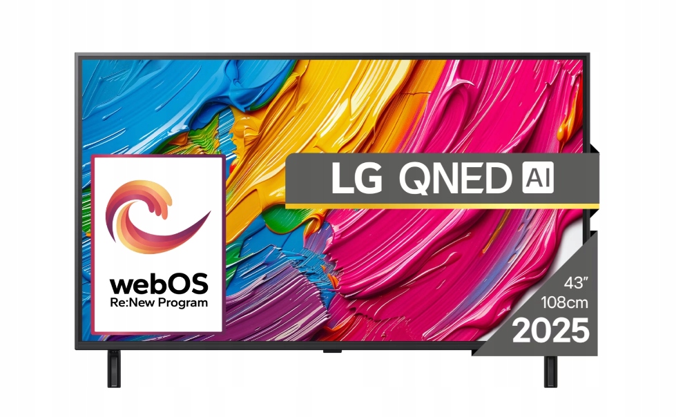 Lg 43QNED80A3A 43 Smart Tv webOS 25 Uhd Čierna