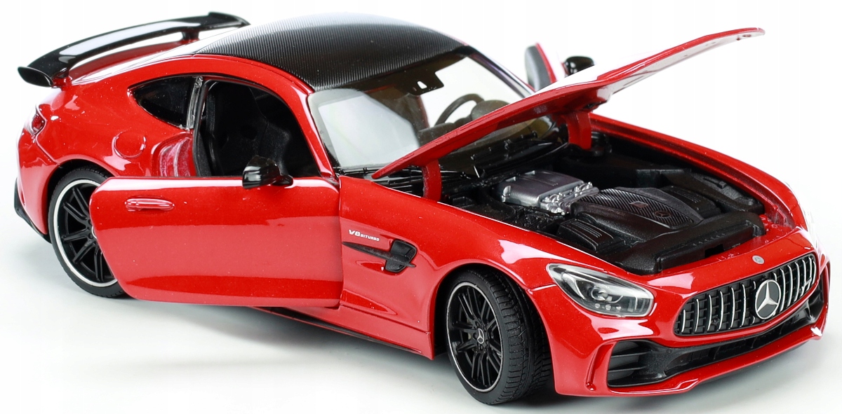 

Welly Metalowe Auto Mercedes Amg Gtr Otw. Drzwi