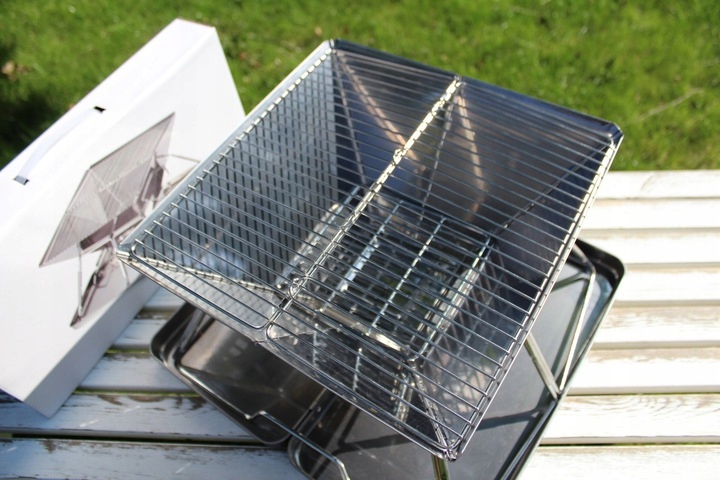 GRILL SKŁADANY PRZENOŚNY STAL NIERDZEWNA Producent inna