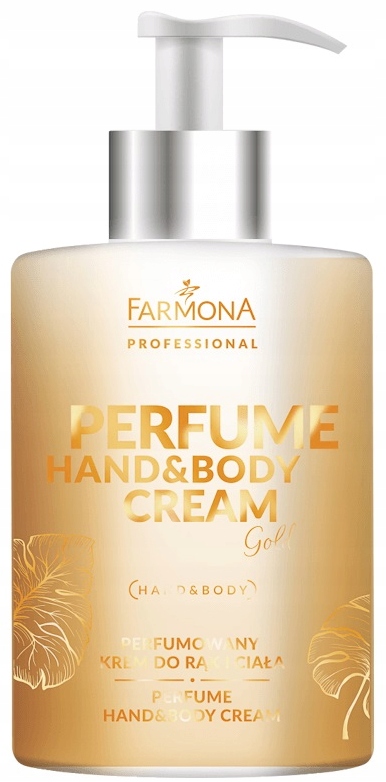 FARMONA Hand&Body Krem do Rąk Ciała Gold– Nawilżający Perfumowany 300 ml