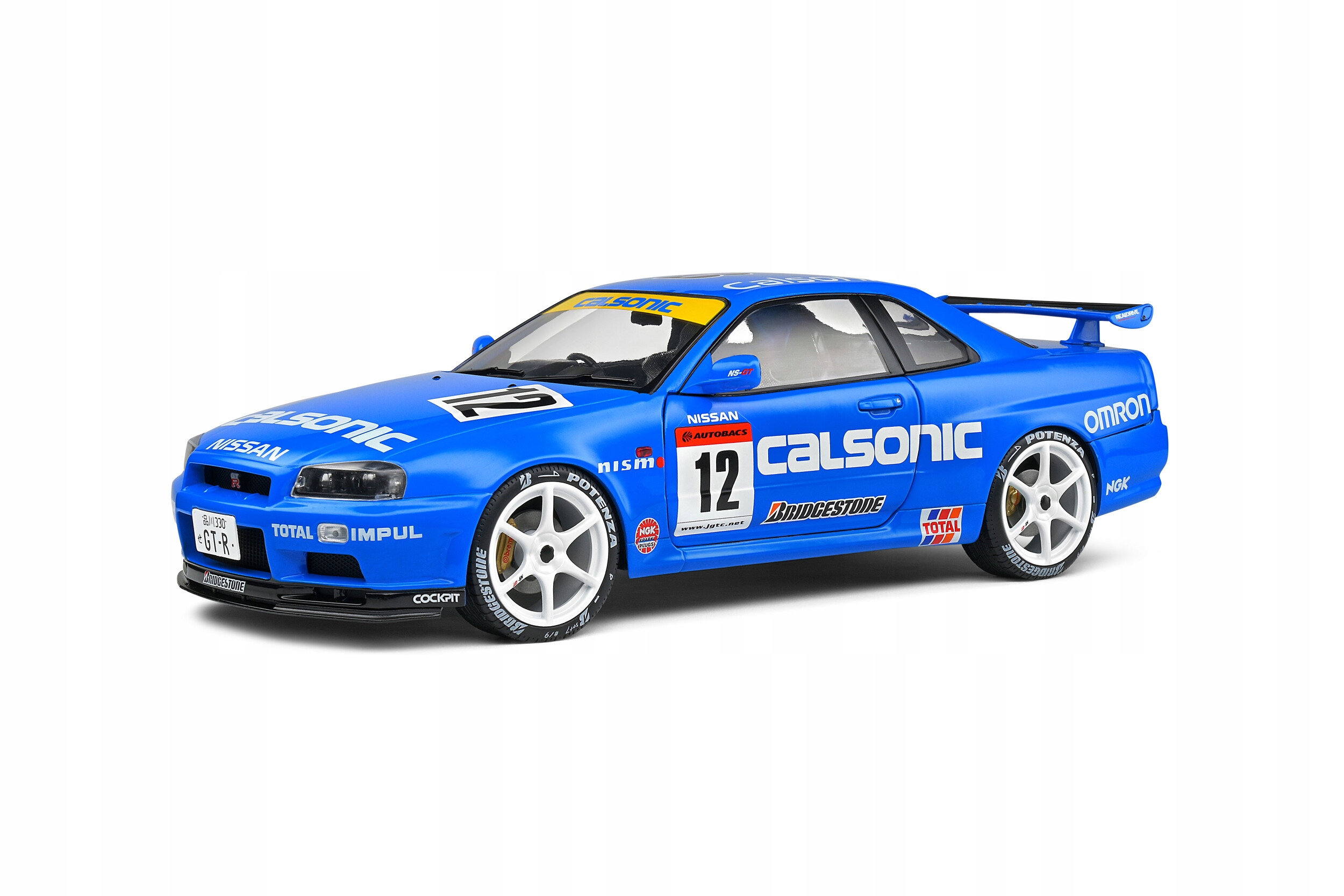 スカイライン GT-R R34 SOLIDO 1/18【新品未開封】 Nissan Skyline GT-R GTR R34 (R34) Streetfighter Calsonic 2000
