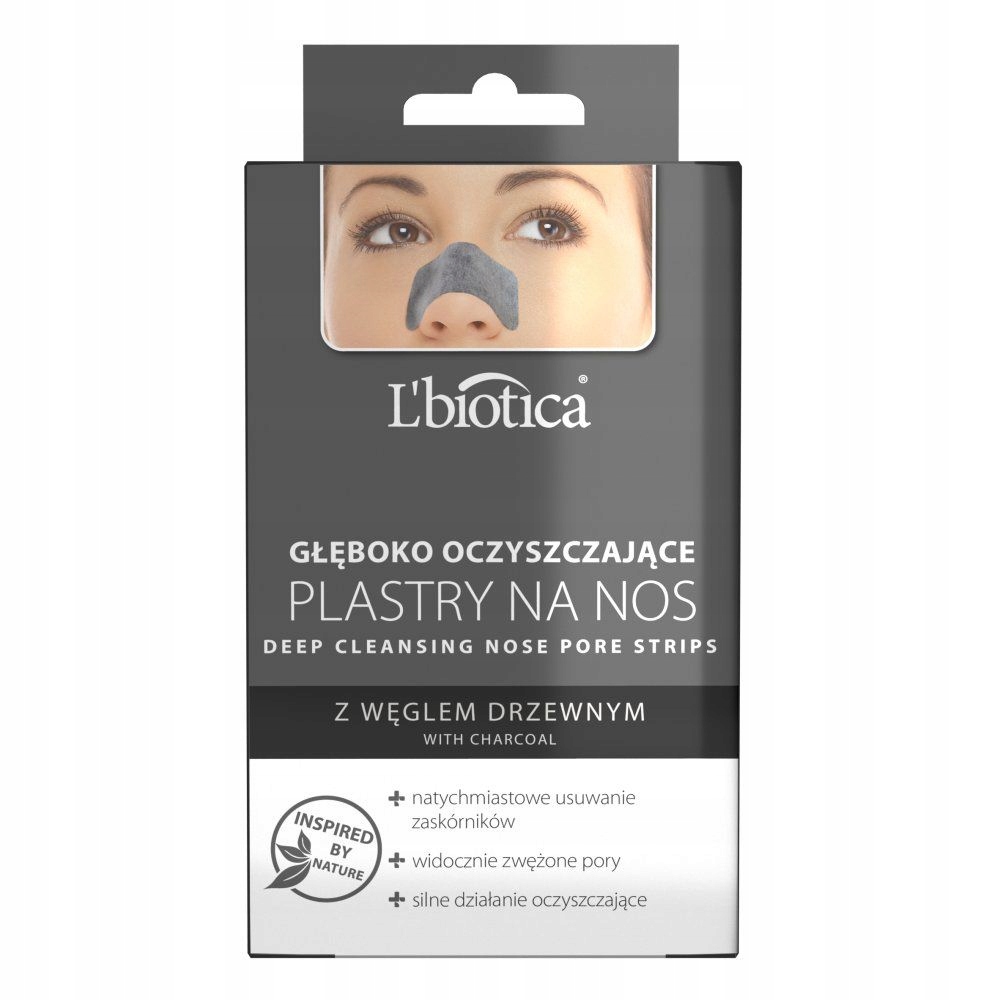 

Lbiotica Plastry na nos głęboko oczyszczające 3szt