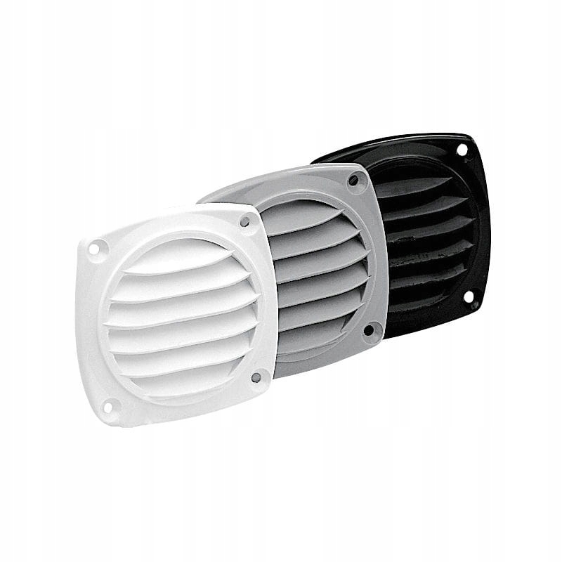 

Kratka wentylacyjna Pcv biała 85x85 mm