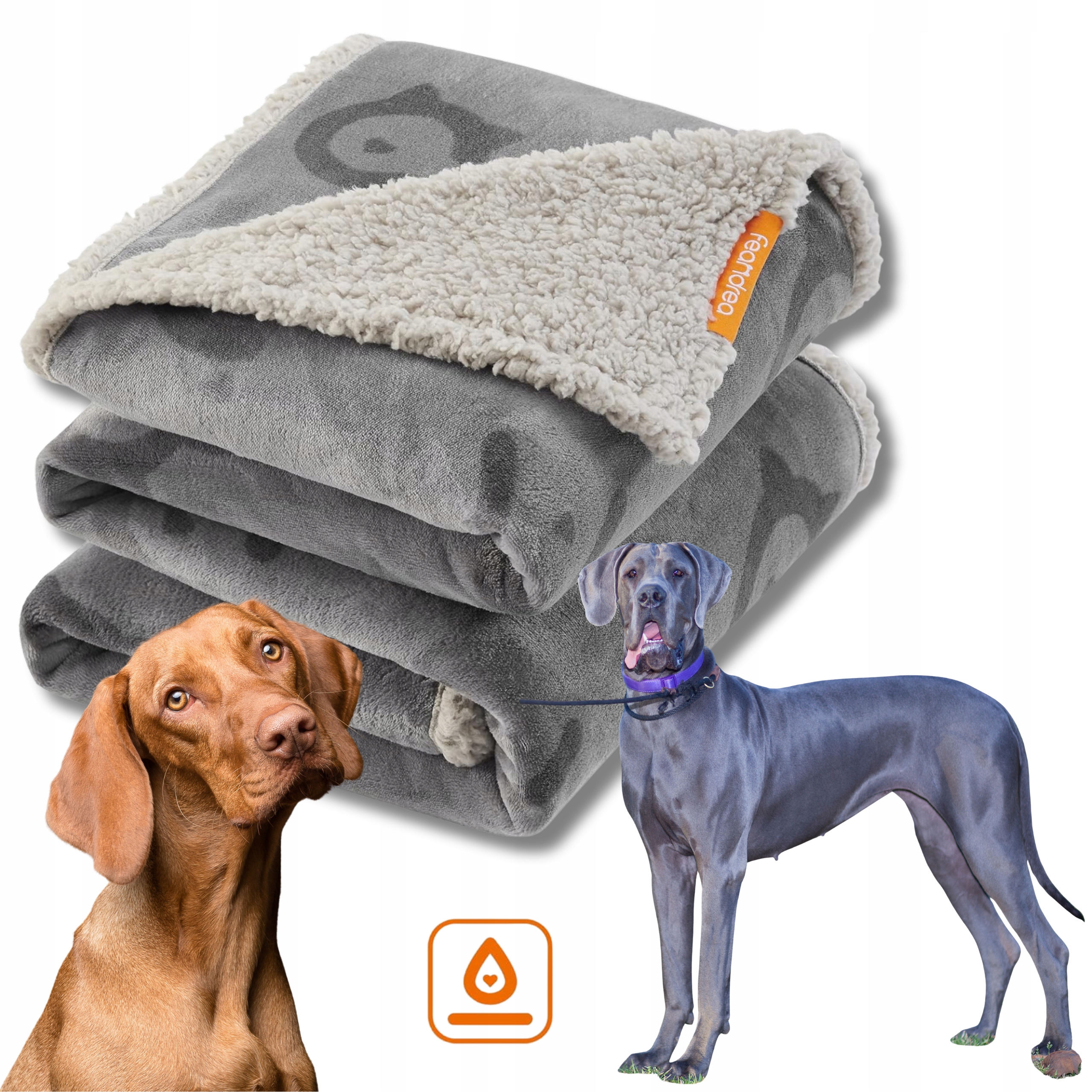 Voděodolná Deka Pro Velkého Psa Feandrea XXL 203 X 152 CM Polar lze prát