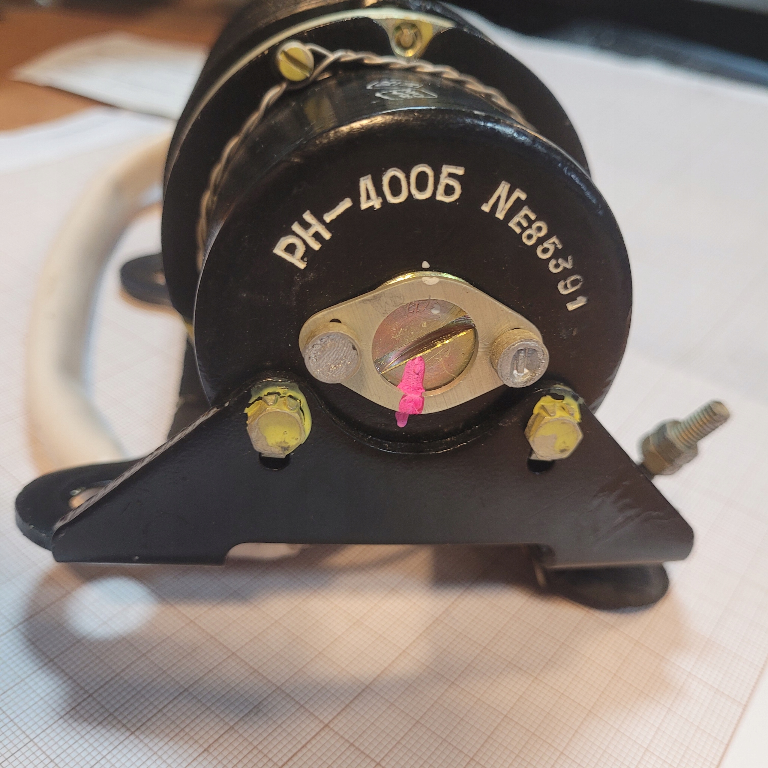 Reduktor węglowy do generatorów lotniczych рн-400Б rn-400B RADZIECKI R# Marka bez marki