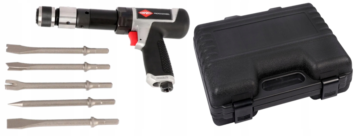 

Airpress Młotek Pneumatyczny 3/4'' Walizka Dłuta