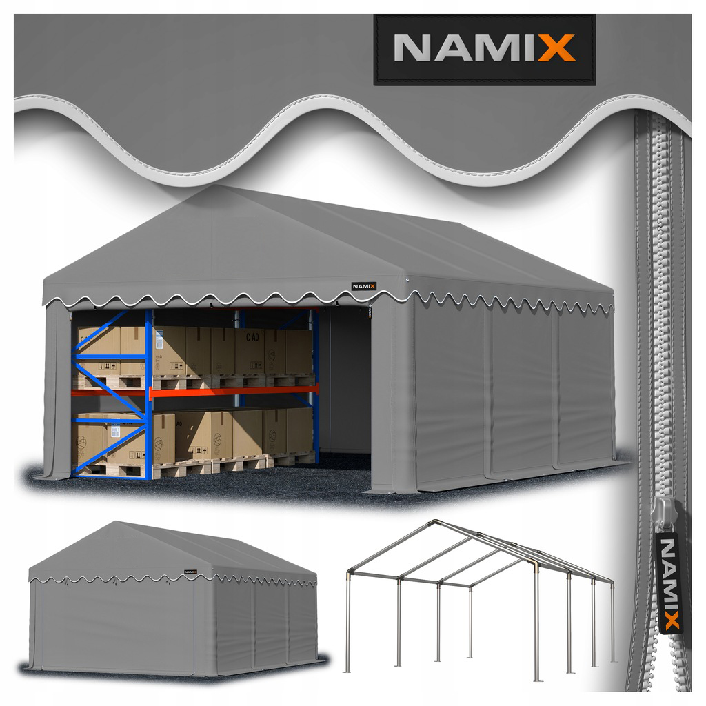 Namiot Basic 3x6 magazynowy handlowy Różne Ściany Boczne