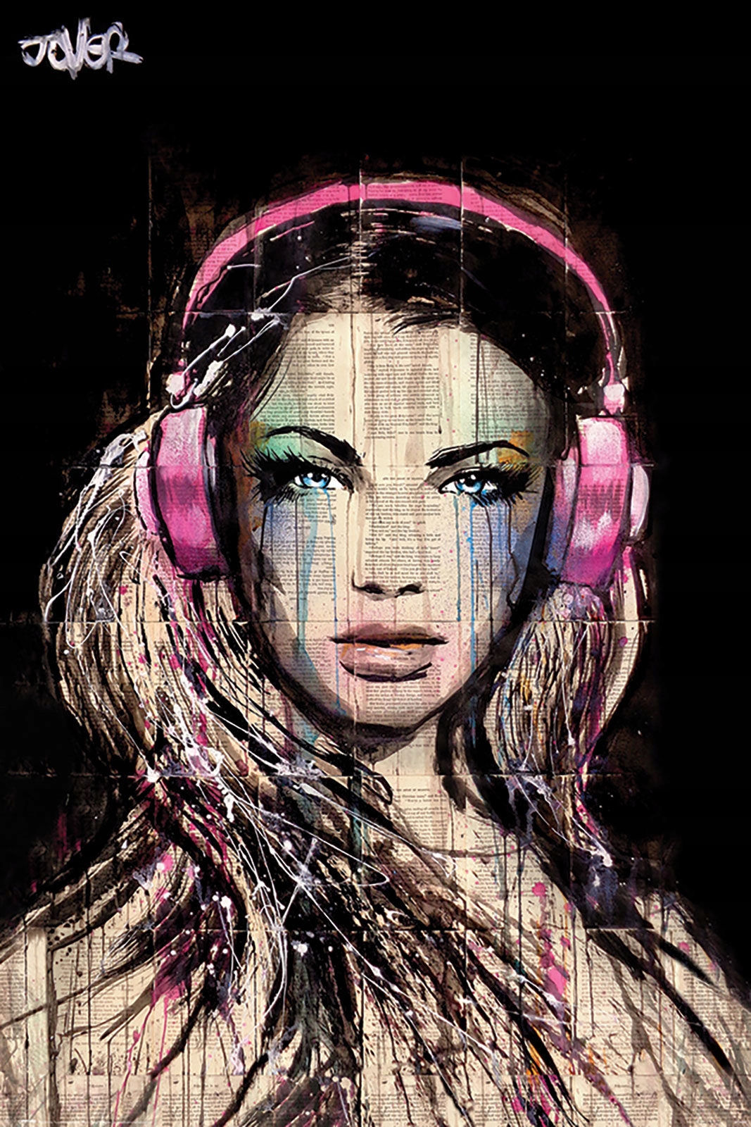 

Loui Jover Dj Girl plakat 61x91,5 cm