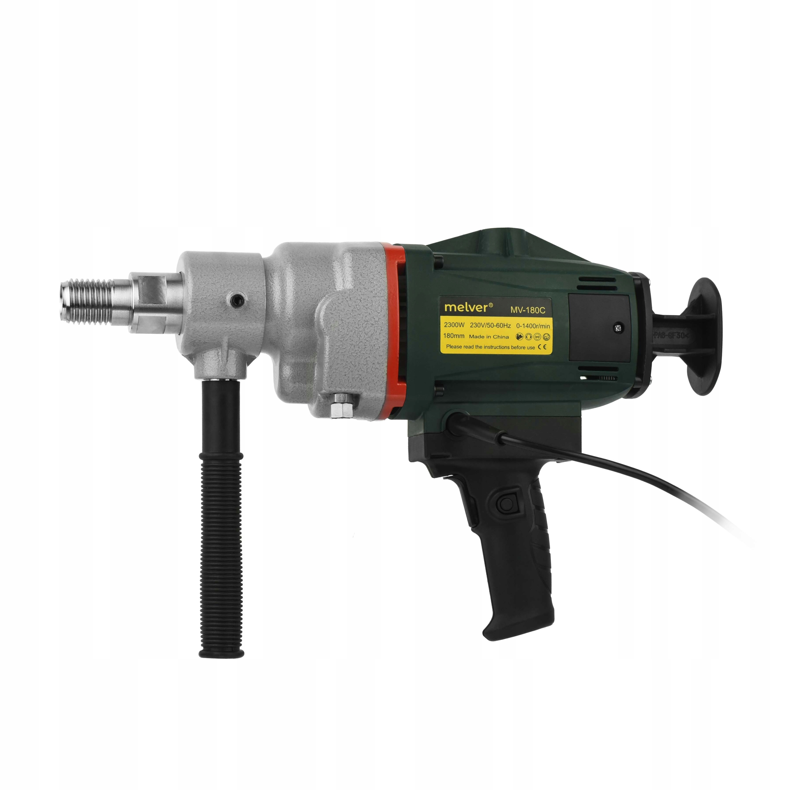 Wiertnica do betonu Fi180mm 2300W Hydronetka + Pierścień Odsysający Wodę Waga 17 kg