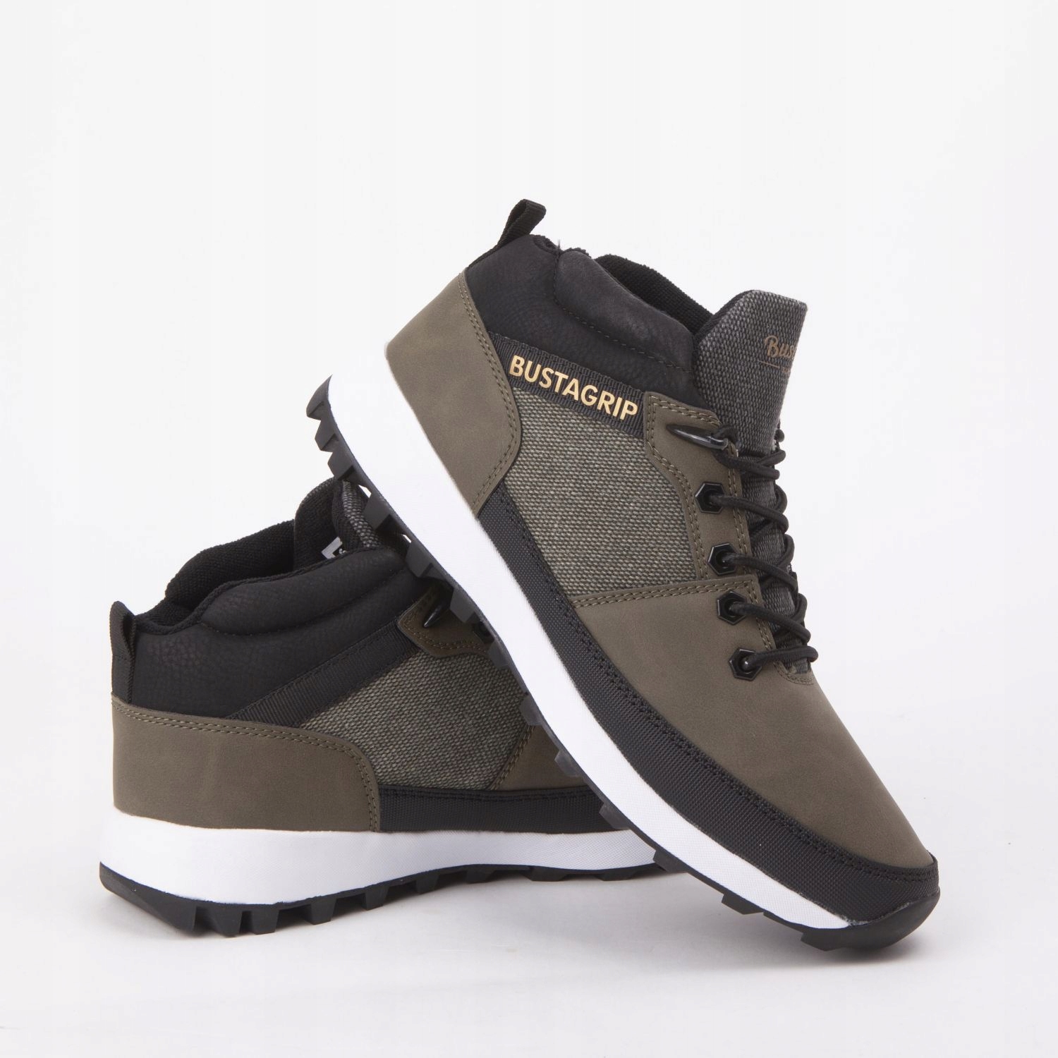 Zimní boty Bustagrip Trax zelené khaki kiksy 41
