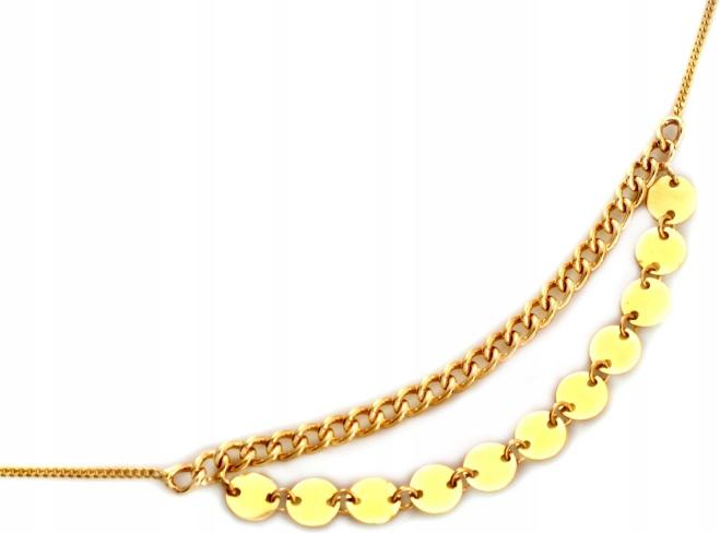 Zlatý náhrdelník 585 módní články pro každou stylizaci r45 módní vzor 14k