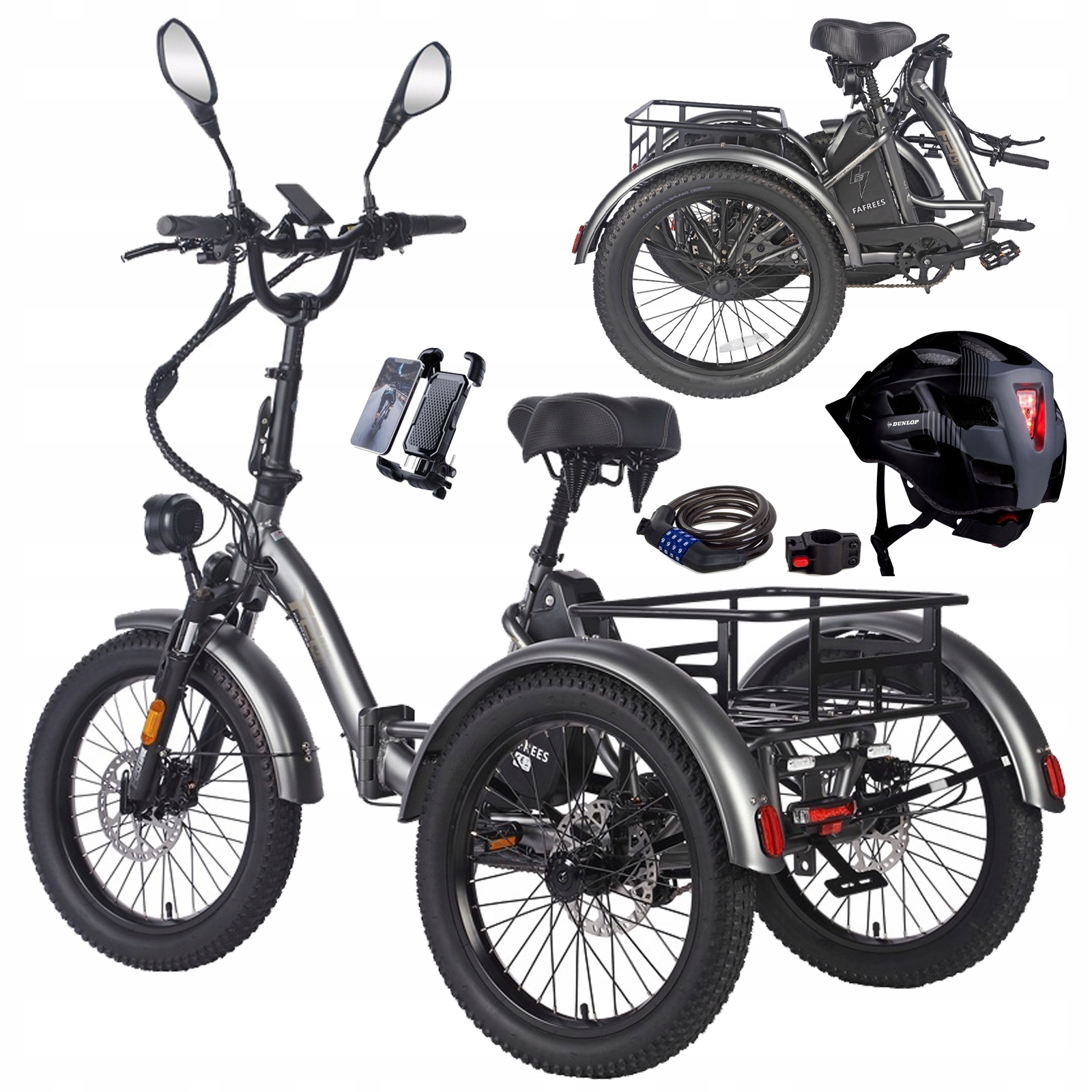 Fafrees F20 Mate Elektro-Dreirad 2025 - Klappbar Mit 48V Akku, 65Nm Motor & 150kg Traglast