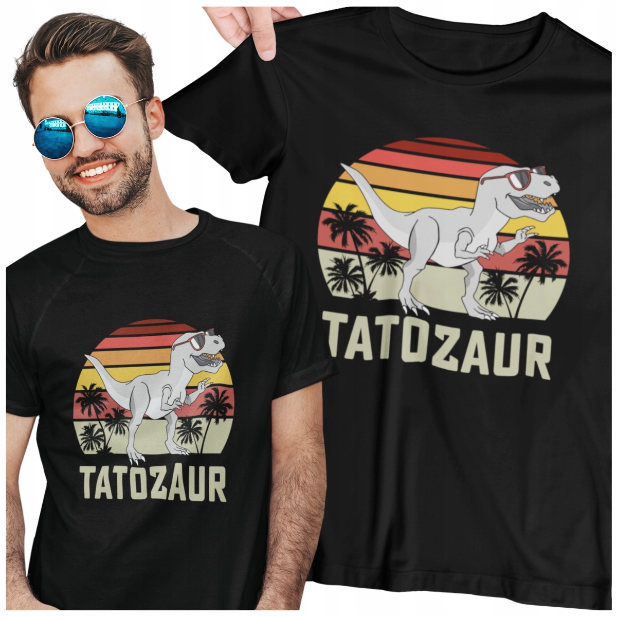 

Tatozaur Koszulka Dla Taty Dzień Ojca